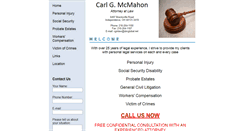 Desktop Screenshot of carlmcmahon.com